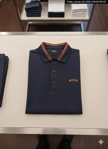 Premium Navy  Polo T-shirt Bold & Elegant Style