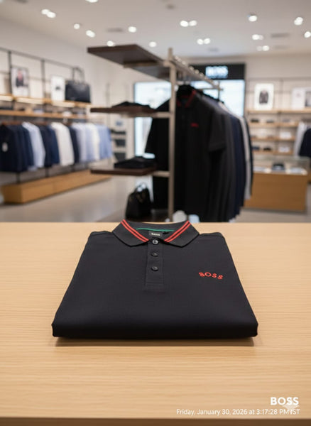 Premium Black Polo Bold & Elegant Style