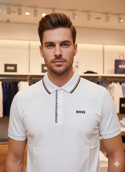 Luxury Classic White Polo Smart & Stylish Look