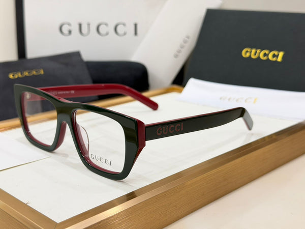 Branded Square Frame Eyeglasses Elegant Minimal Luxury Look