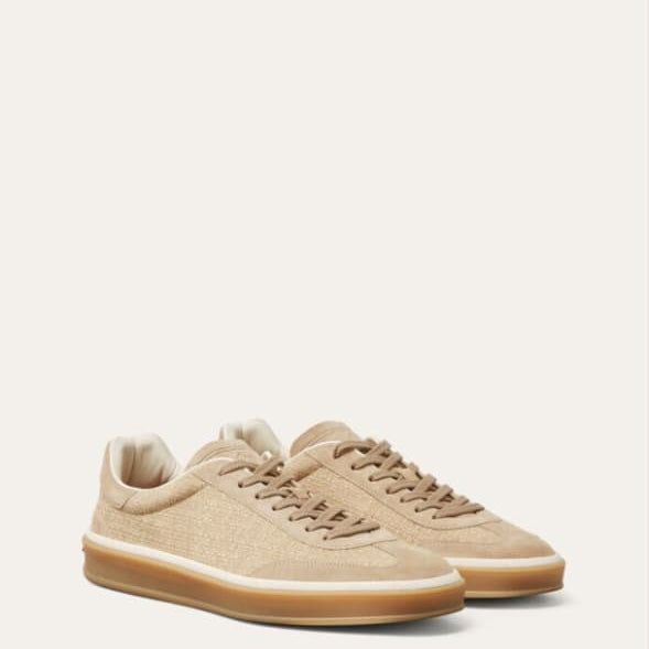 Luxury Beige Tennis Walk Sneakers Premium Comfort & Style