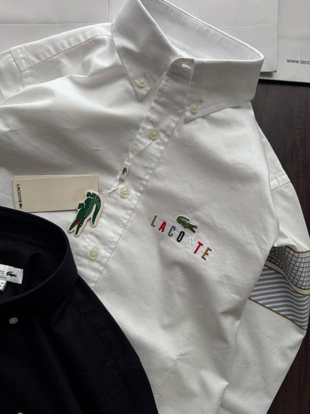 Men’s Premium Button-Down Shirt with Signature Logo