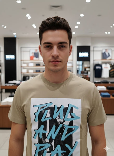 Premium Graphic Print T-Shirt Trendy Street Style Essential