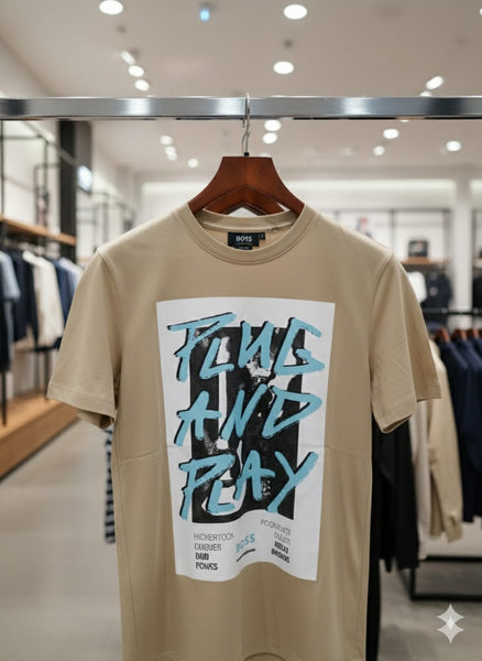 Premium Graphic Print T-Shirt Trendy Street Style Essential