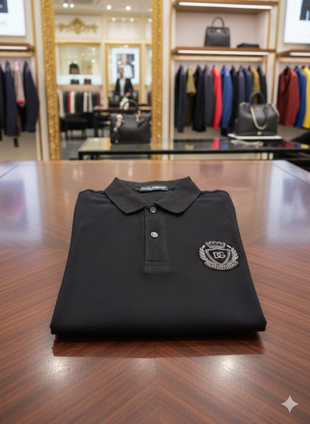 Luxury Polo T-Shirt Timeless Italian Elegance