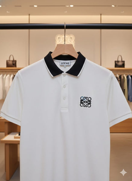 Exclusive White Polo T-Shirt  Design with Signature Luxury
