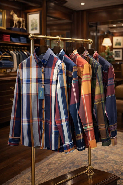 Premium Multicolor Checkered  Casual Shirts  Classic Fit
