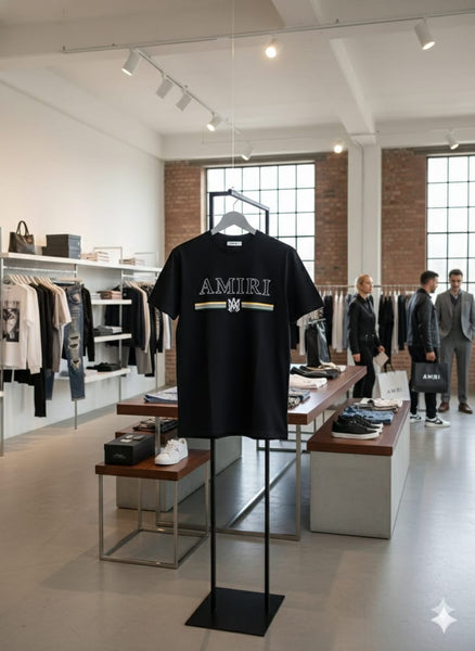Black Graphic Logo T-Shirt  Modern Streetwear Essential