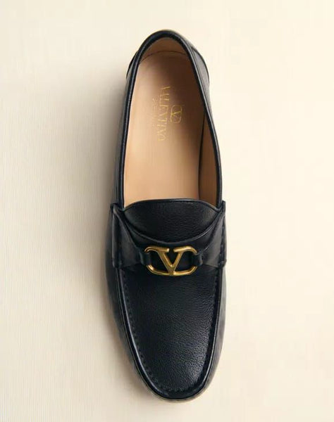 Premium Classic Black Leather Loafers Elegant & Timeless Footwear