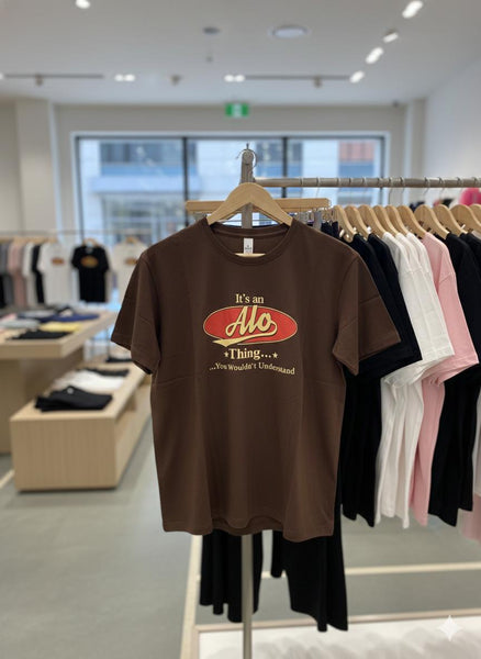 Women’s Brown Graphic T-Shirt – Trendy Casual Everyday Wear