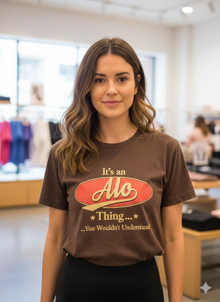 Women’s Brown Graphic T-Shirt – Trendy Casual Everyday Wear