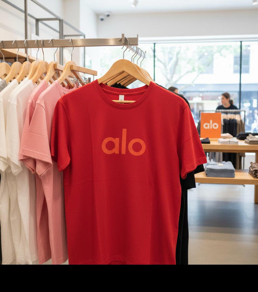 Women’s Red Logo T-Shirt –Trendy Active & Casual Wear