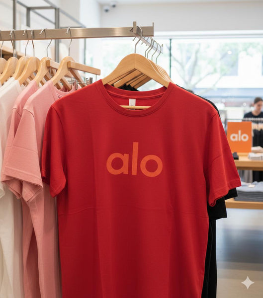 Women’s Red Logo T-Shirt –Trendy Active & Casual Wear
