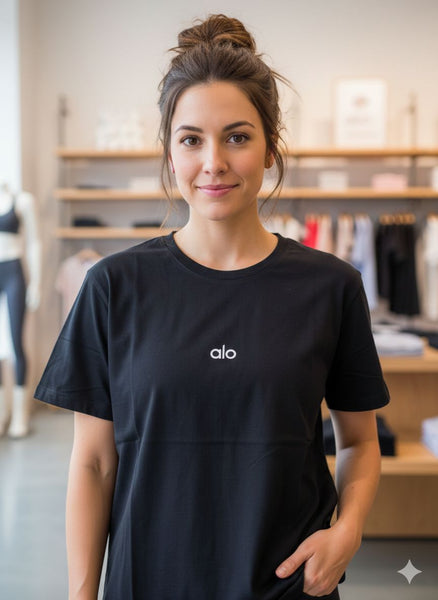 Women’s Premium Black T-Shirt  Soft & Stylish Everyday Wear