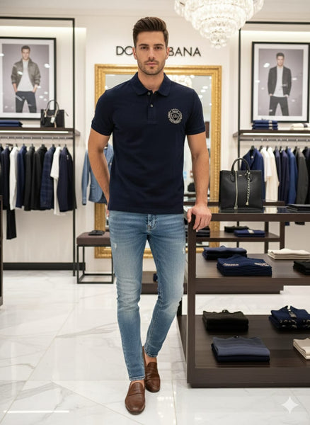 Exclusive Brand Polo T-Shirt Timeless Italian Elegance