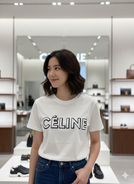 Luxury Imported Logo T-Shirt for Women