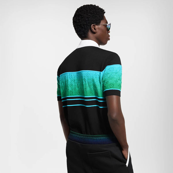 Premium Color-Block Polo T-Shirt with Logo Patch