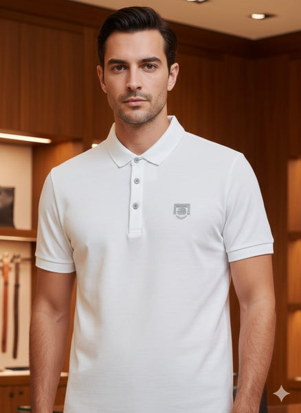Men’s Classic Solid Polo T-Shirt  Premium Comfortable Casual Wear