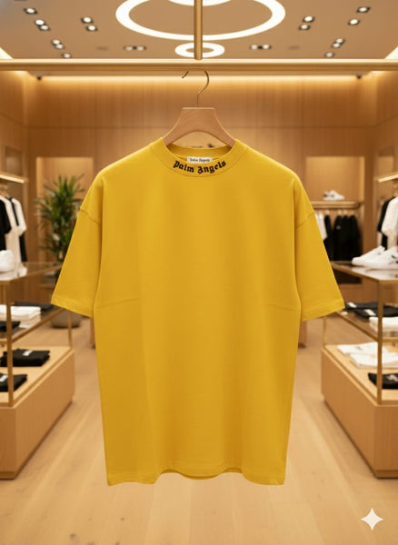 Bright Yellow Oversized Streetwear T-Shirt  Premium Casual Fit