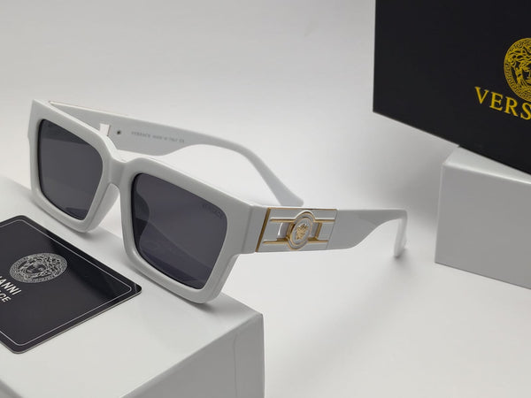 Premium Brand Square Sunglasses Elegant Gold Detail Edition