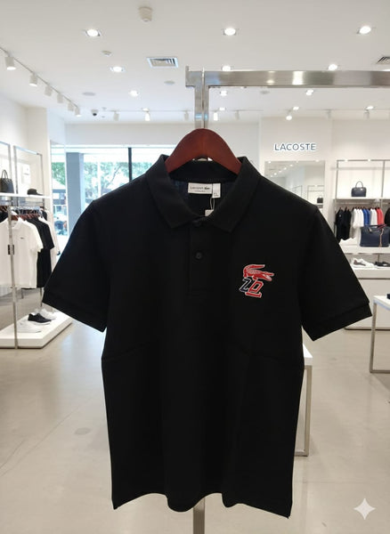 Men’s Classic Black Polo T-Shirt with  Brand  Logo