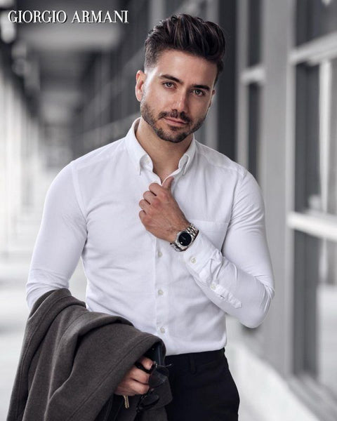 Men’s Premium Embroidered Logo Formal Shirt