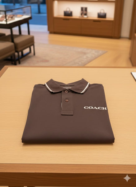 Branded Classic Brown Polo Shirt  Premium Smart Casual Wear