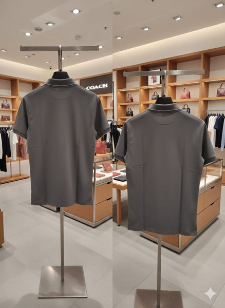 Premium Grey Classic Polo T-Shirt