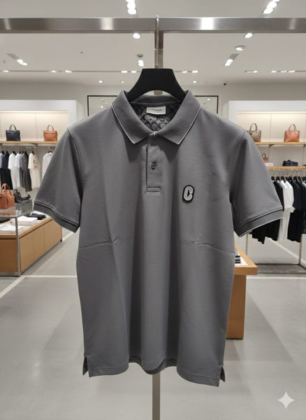 Premium Grey Classic Polo T-Shirt