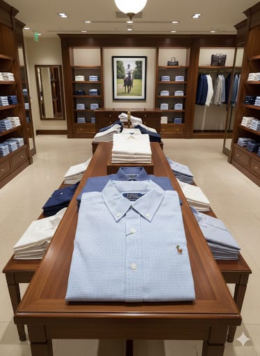 Premium Classic Light Blue Checkered Button-Down Shirt