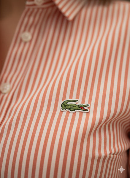 Premium Chic Pink & White Striped  Women’s Shirt