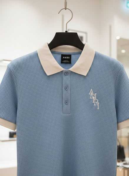 Sky Blue Classic Collar Women’s Polo T-Shirt  Elegant & Everyday Chic