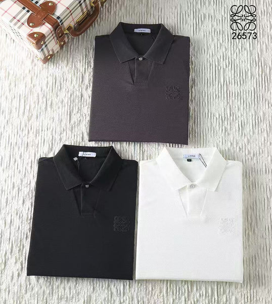 Men’s Premium Textured Polo T-Shirt Classic Collar Casual Wear