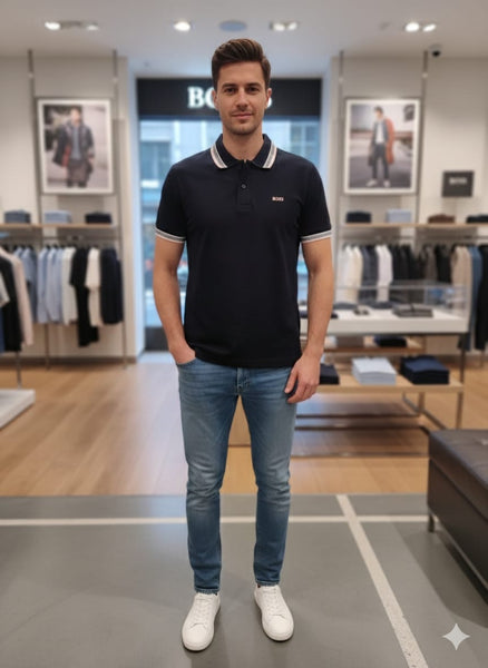 Premium Classis Polo T-Shirt with Contrast Collar