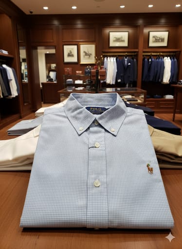 Men’s Premium Light Blue Checkered Shirt