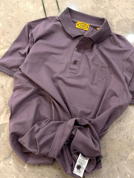 Men’s Premium Polo T-Shirt  Elegant Embossed Logo Design
