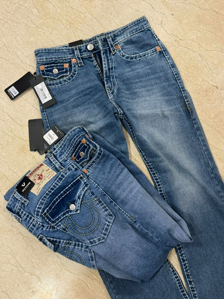 Premium Designer Jeans  Classic Stitch Detail Denim