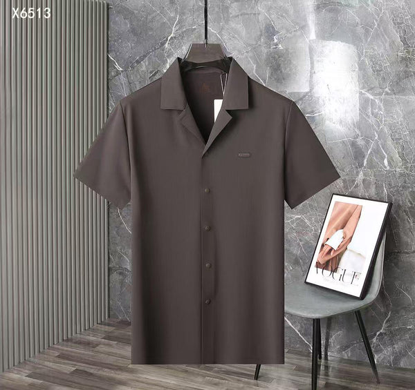 Premium Classic Short Sleeve Button-Down Shirt for Men