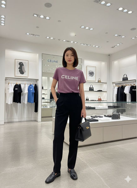 Elegant Logo T-Shirt for Women Soft & Stylish