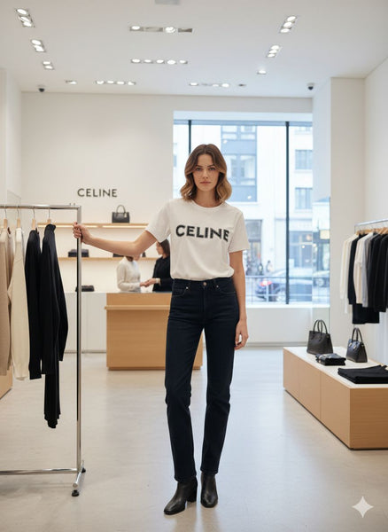 Stylish White Logo T-Shirt for Women  Simple & Trendy