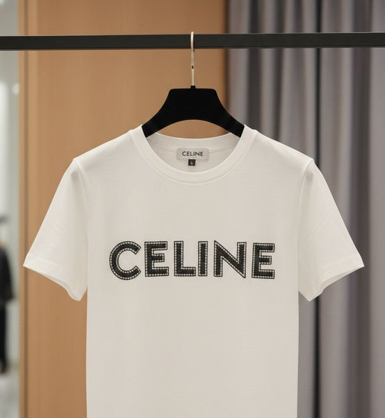 Stylish White Logo T-Shirt for Women  Simple & Trendy