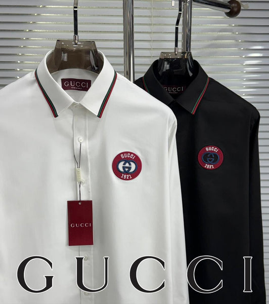 Men’s Premium Logo Shirt  Classic Fit with Signature Patch