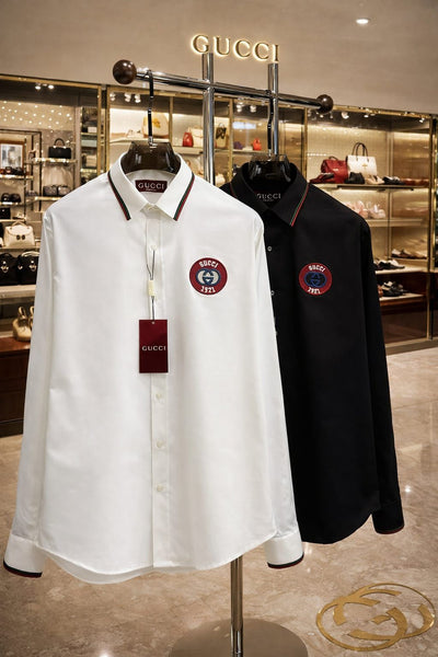 Men’s Premium Logo Shirt  Classic Fit with Signature Patch