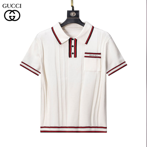 Men’s  Premium Polo T-Shirt with Signature Stripe Detail