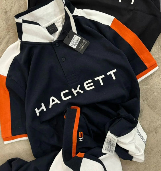 Men’s Premium Color-Block Polo T-Shirt