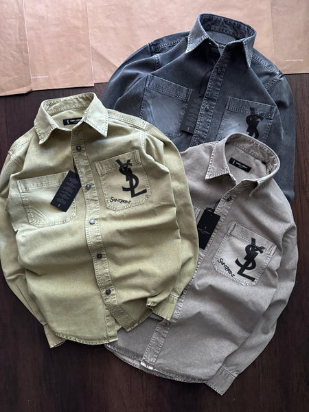 Premium Casual Denim Shacket For Men