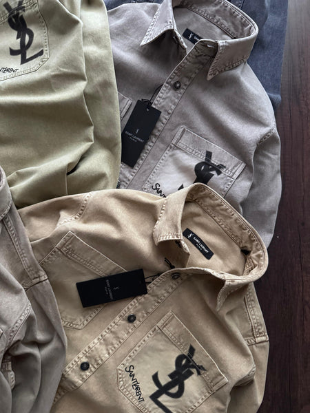 Premium Casual Denim Shacket For Men