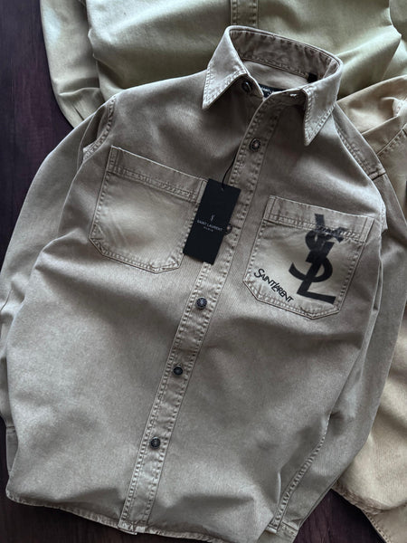 Premium Casual Denim Shacket For Men