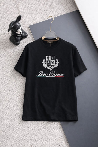Premium  Crew Neck T-Shirt with Luxury Logo Print