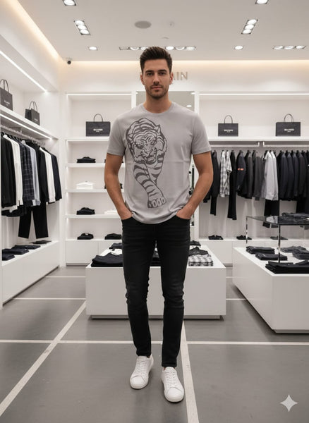 Premium Tiger Graphic T-Shirt For Men